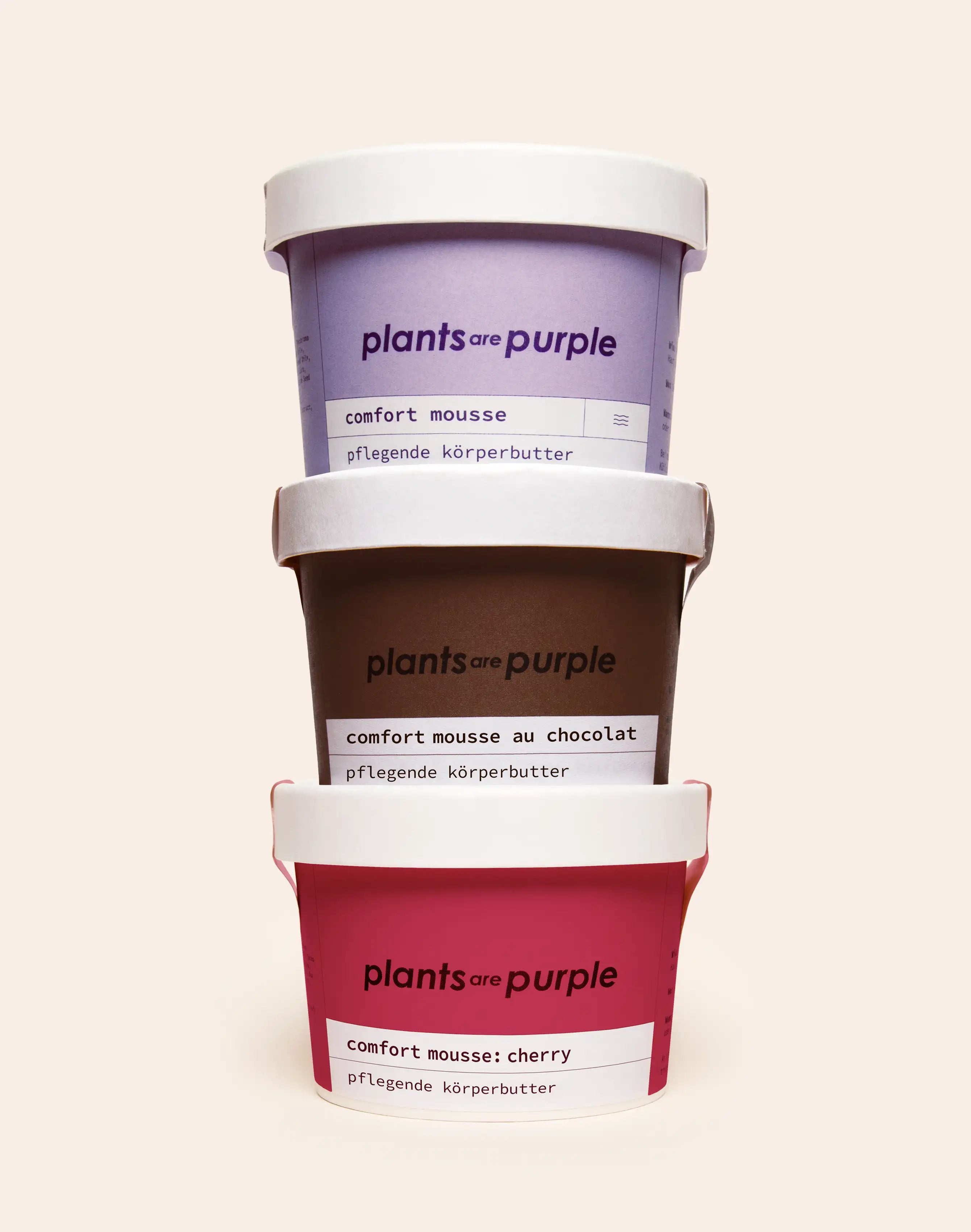 Comfort Mousse Trio with Cherry, Chocolat & Unscented