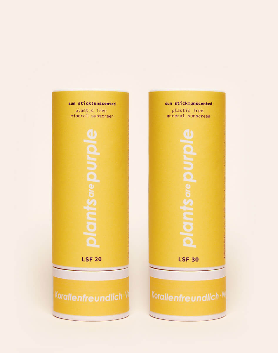 sun stick 20+30: unscented double pack